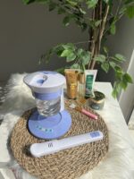 ⁦جهاز البخار 2*1 يحتوي على قطعتين ( فيشل للوجه + وحمام بخار للشعر ) من براند كيوت⁩ - الصورة ⁦6⁩