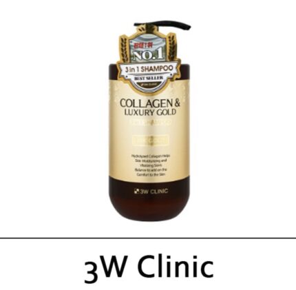 شامبو الكولاجين والذهب الفاخر - 3w clinic