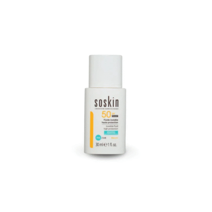 كريم واقي الشمس Invisible Fluid SPF 50 Pocket - Soskin
