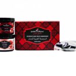 مجموعة جاردن اوليان صابون و قناع العكر الفاسي  - ليفة مغربية