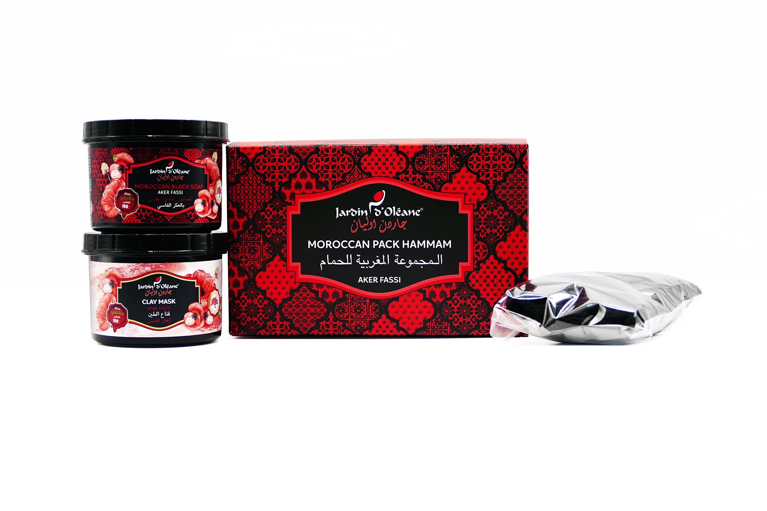 img_8029-3 مجموعة جاردن اوليان صابون و قناع العكر الفاسي - ليفة مغربية - الصورة 1